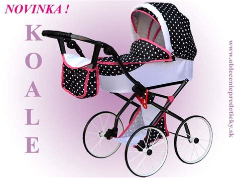 Ukážka rôznych farebných variantov kočíkov pre bábiky