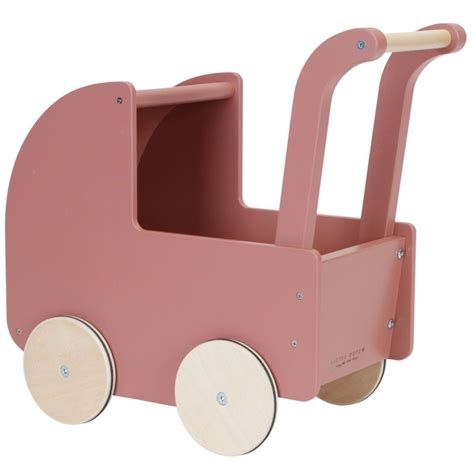 Drevený kočík pre bábiky Little Dutch