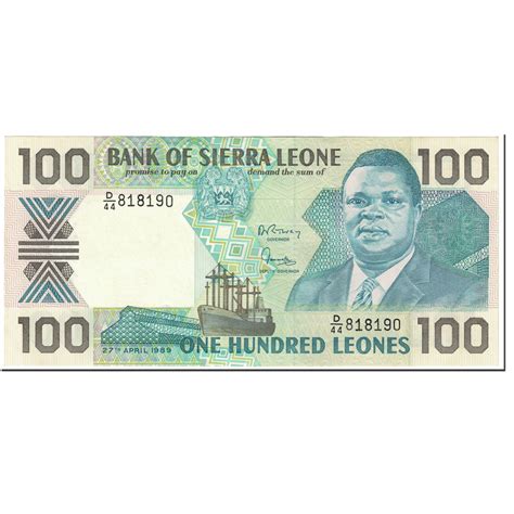 Sierraleonský leone bankovka