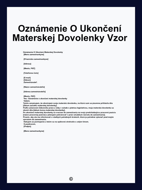 Ilustrácia kalendára s vyznačenými týždňami materskej dovolenky