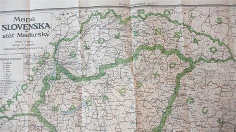 stará mapa Slovenska