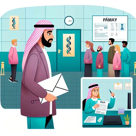 Diagram znázorňujúci proces určenia otcovstva