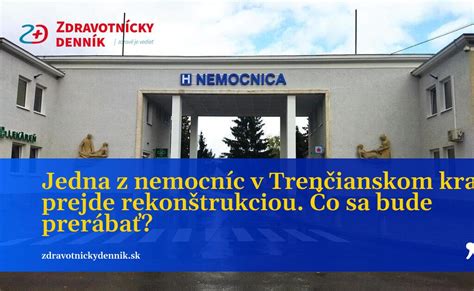 Mapa nemocníc v Trenčianskom samosprávnom kraji