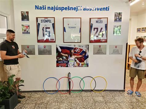 Pamätné tabule olympijských medailistov