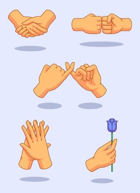 Symbol dvoch prepletených rúk symbolizujúci spojenie