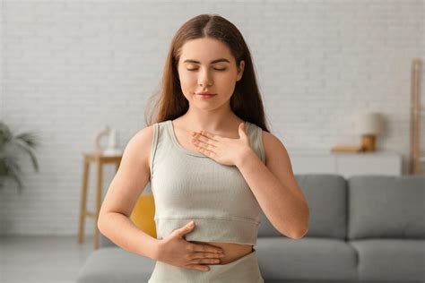 Ilustrácia zobrazujúca správne brušné dýchanie