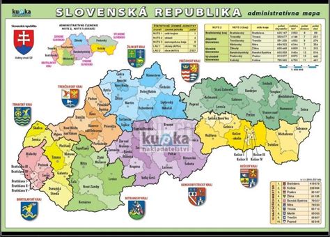 Mapa Slovenska s vyznačenými lokalitami spojenými s Marianom Kočnerom