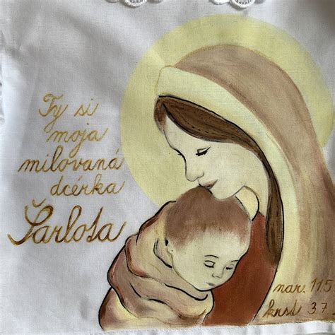 Ilustrácia matky s bábätkom v náručí