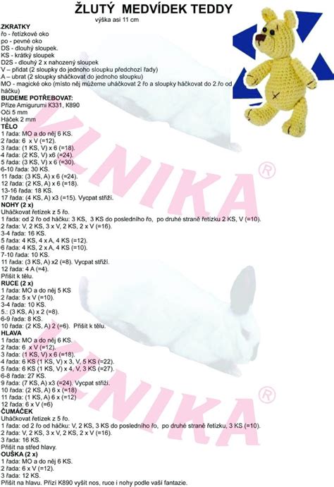 Ilustrácia základných háčkovacích stehov