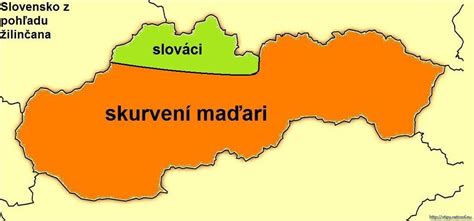 Mapa Slovenska s vyznačeným Liptovom