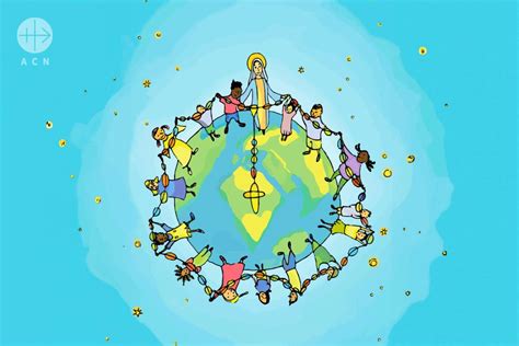 Ilustrácia detí pri modlitbe