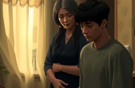 Ilustrácia matky hladkajúcej svoje dieťa