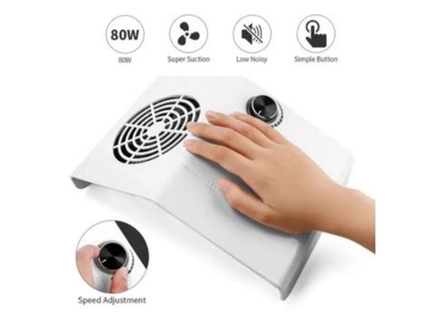 Koláž rôznych modelov odsávačiek prachu na nechty