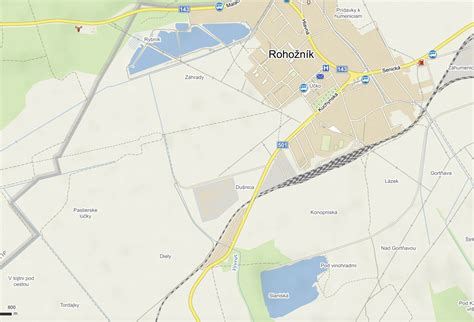 Mapa: Rohožník a okolie