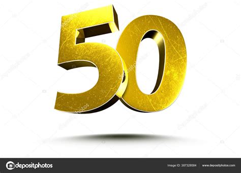 Zlaté číslo 50 na torte