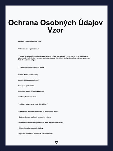 Ochrana osobných údajov detí