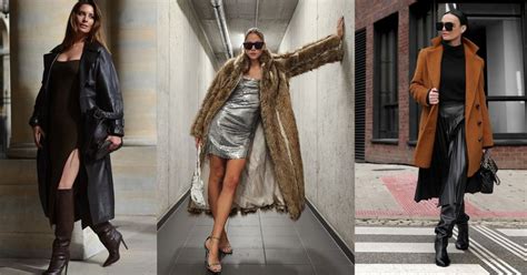 žena s levími rysmi a elegantným oblečením