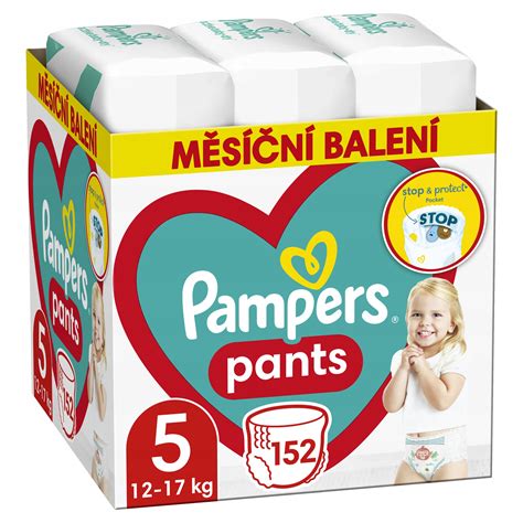 obrázok rôznych balení Pampers Pants