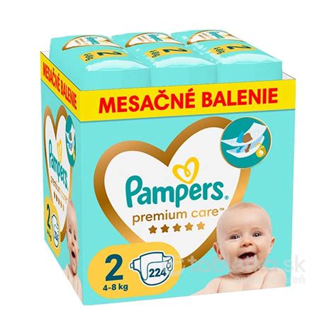 Balenie plienok Pampers Premium Care 2