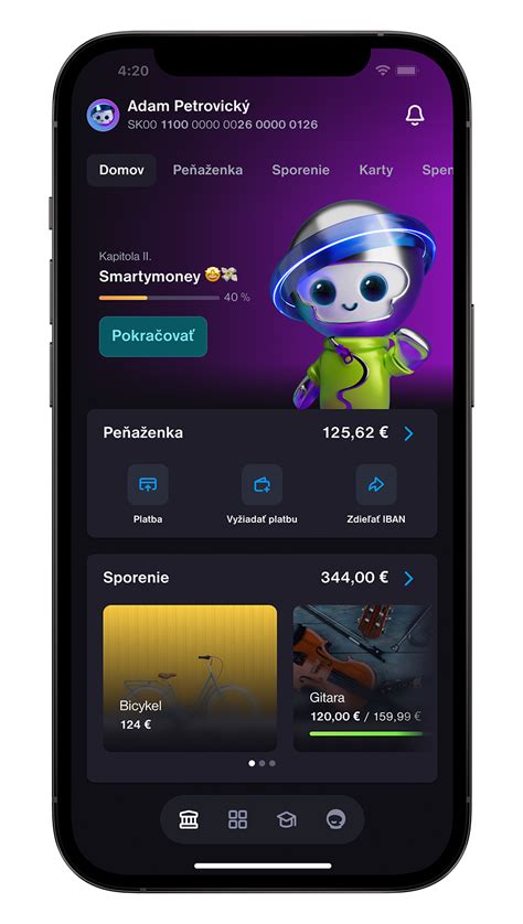 Ilustrácia rozhrania mobilnej aplikácie TABI s prvkami hry