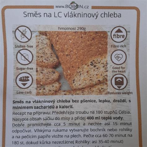 Infografika porovnávajúca nutričné hodnoty rôznych druhov chleba