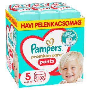balenie plienok Pampers Premium Care