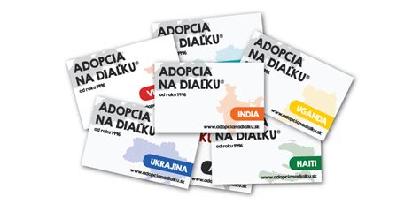 Mapa krajín, kde pôsobí Adopcia na diaľku
