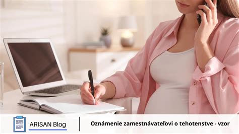 zamestnankyňa oznamuje tehotenstvo zamestnávateľovi