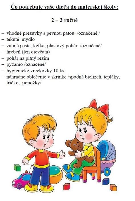 Dieťa pri zápise do materskej školy