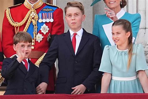 Princ George počas Trooping the Colour