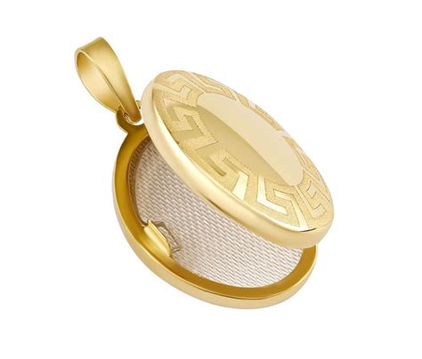 Zlatý medailón s gravírovaním mena dieťaťa