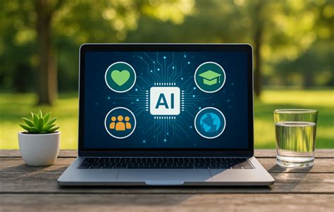 Ilustrácia zobrazujúca umelú inteligenciu a digitálny svet