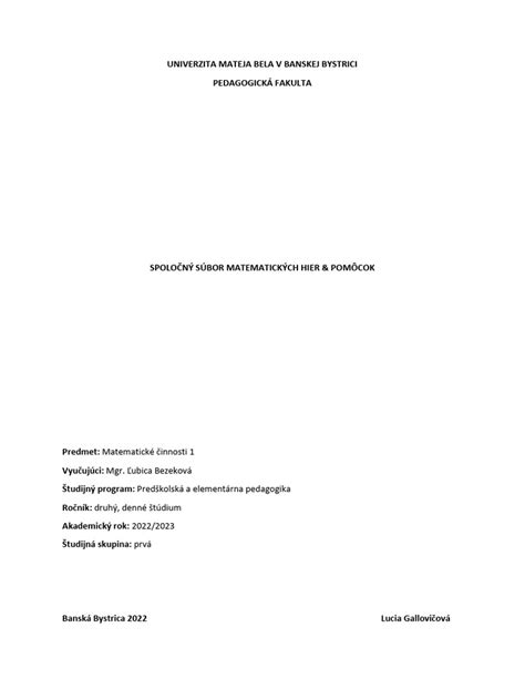 Mozgová aktivita počas matematických úloh