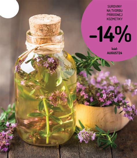 suroviny na výrobu domácej kozmetiky