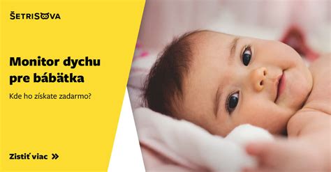 Ilustračná fotografia monitoru dychu pre bábätká