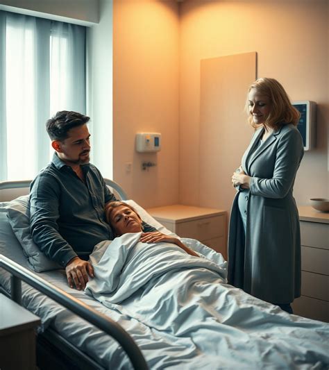 žena v nemocničnej izbe s novorodencom