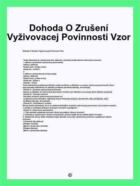 Diagram znázorňujúci proces podania návrhu na zrušenie vyživovacej povinnosti
