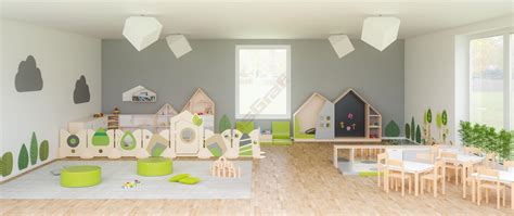 Ilustrácia rodiny s dieťaťom v materskej škole