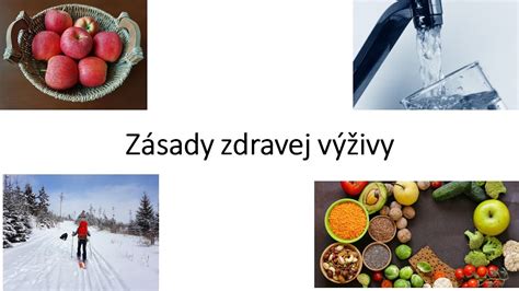 Princípy zdravej stravy a pravidelného pohybu