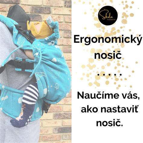diagram zobrazujúci správnu ergonomickú polohu dieťaťa v nosiči