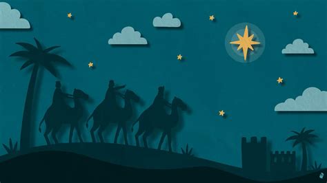 Ilustrácia Betlehemskej hviezdy nad Betlehemom