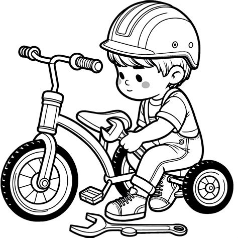 Dieťa s prilbou na hlave a úsmevom