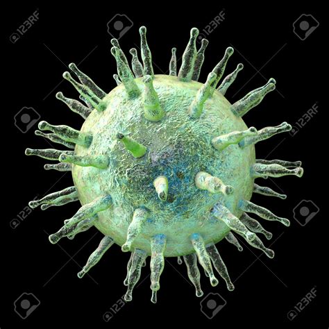 Ilustrácia vírusu Epstein-Barrovej