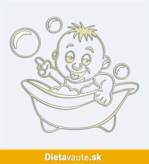 bábätko vo vani s jemnou penou