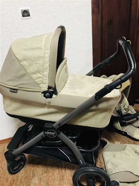 Kočík Peg Perego Book S Pop Up modular Cream s vaničkou a športovou časťou