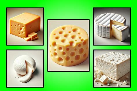 Rôzne druhy bezpečných syrov