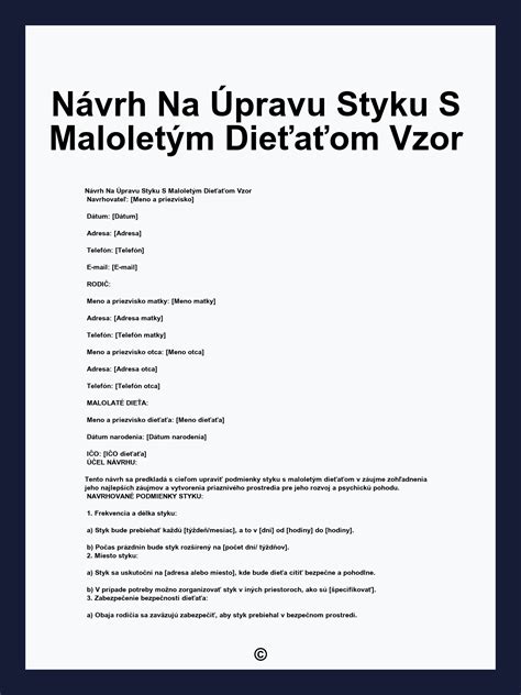 Infografika s právnymi paragrafmi týkajúcimi sa styku s dieťaťom