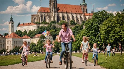 Dieťa s rodičom na cyklistickom výlete