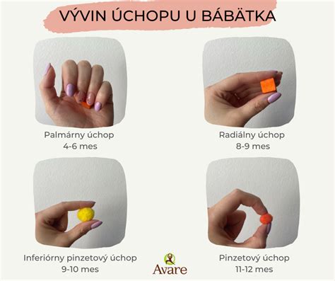 Dieťa s pinzetovým úchopom chytá malý predmet
