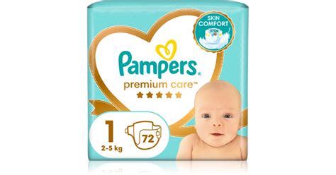 Logo Pampers Premium Care s dôrazom na 5-hviezdičkovú ochranu